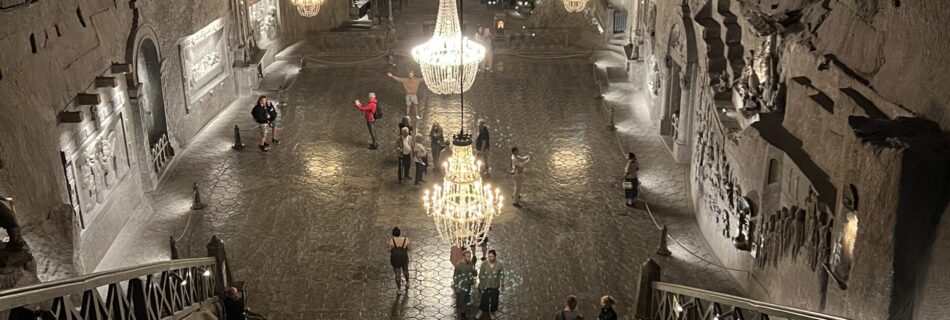 St Kinga Cathedral from the parapet. Is Wieliczka Salt Mine worth visiting?