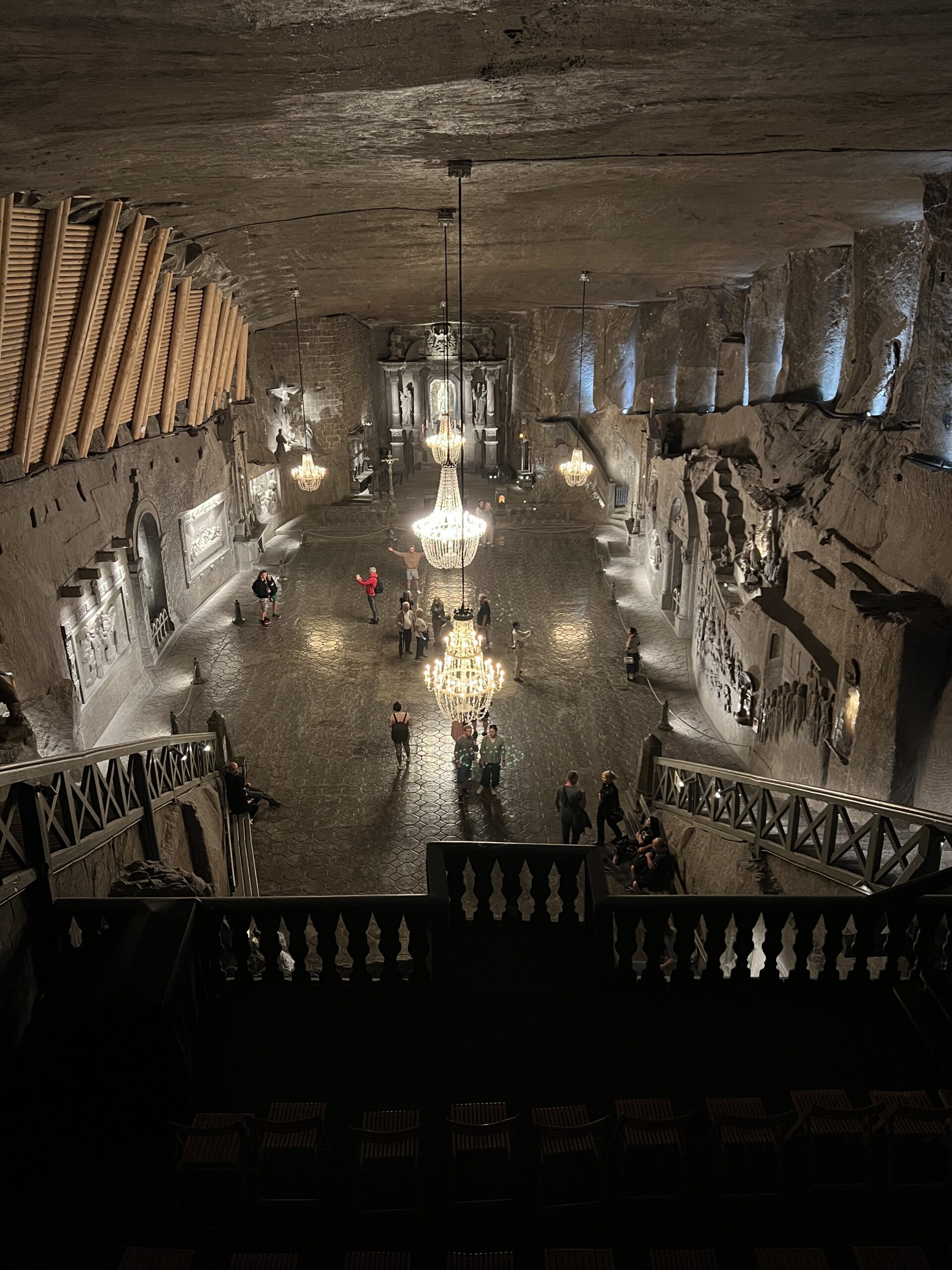 St Kinga Cathedral from the parapet. Is Wieliczka Salt Mine worth visiting?