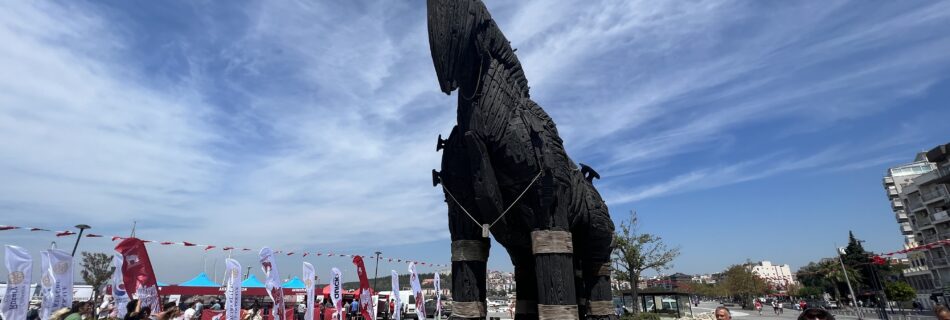 Dardanelles cross continental swim – What to do whilst you are in Turkey? See the Troy Horse